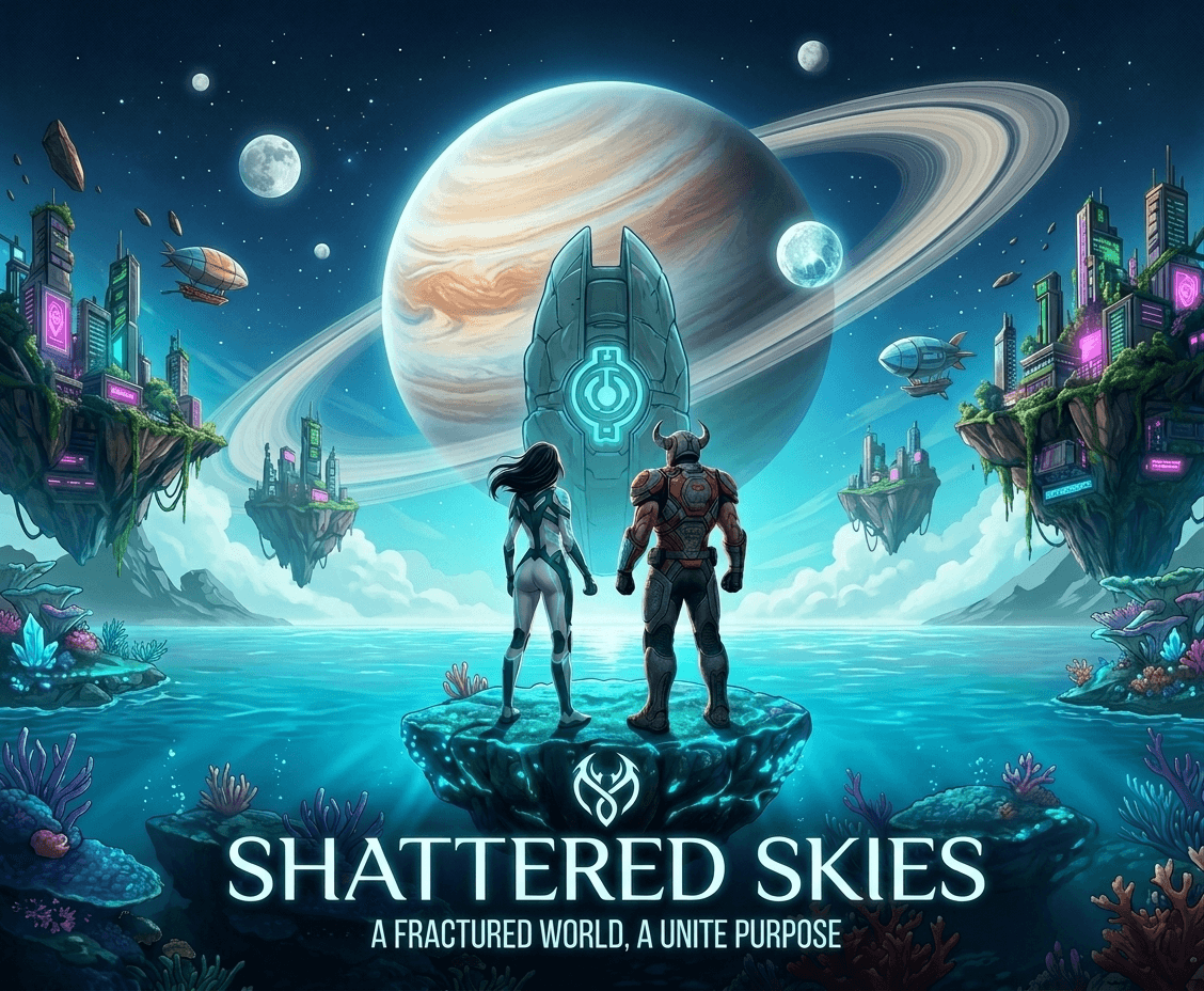 Shattered Skies key art placeholder